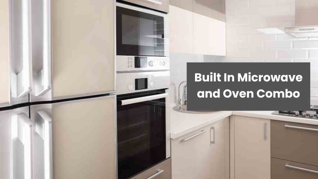 integrated microwave and oven set